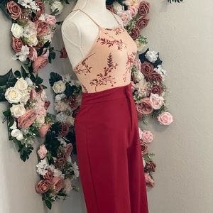 Red Cherry Blossom Outfit